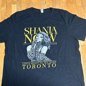 Shania Twain Now Tour concert Tshirt